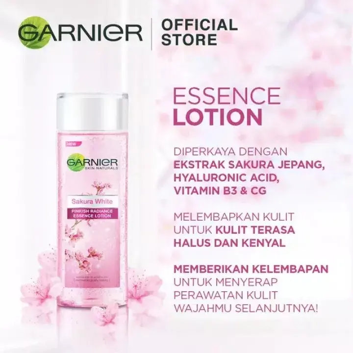 Garnier Sakura White Pinkish Radiance Essence Lotion 1ml Lazada