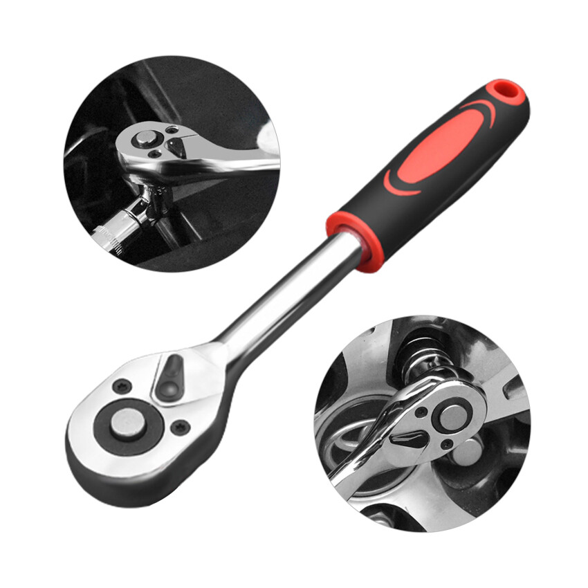 3/8 Inch Socket Ratchet Wrench &Amp; Universal Socket Tool Set, Super Socket Adapter , Drive Ratchet Handle, Universal Socket For DIY Handyman,Husband,Boyfriend,Dad