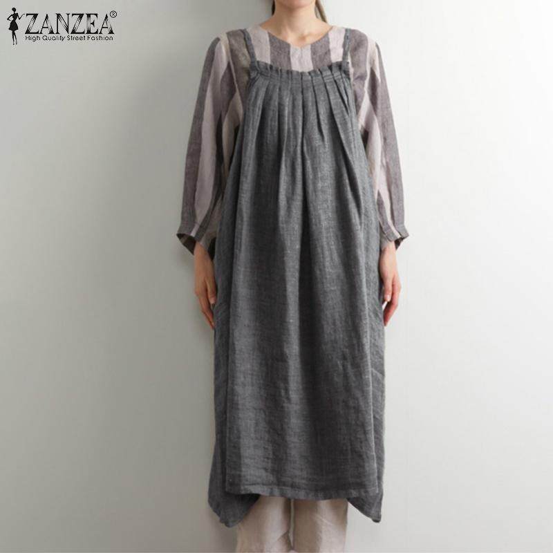 dungaree dress with shirt