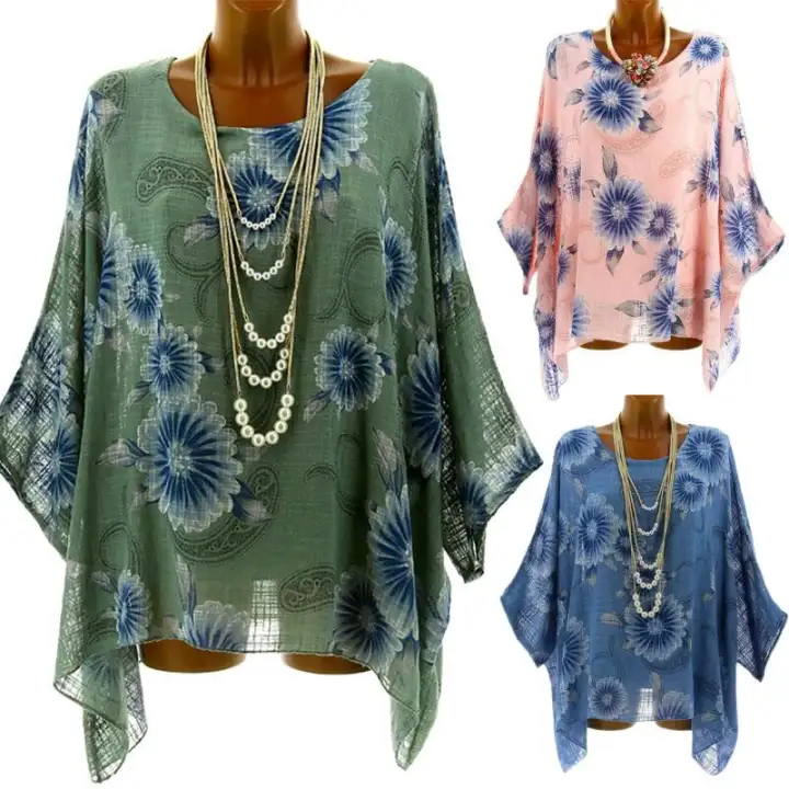 plus size chiffon tops uk