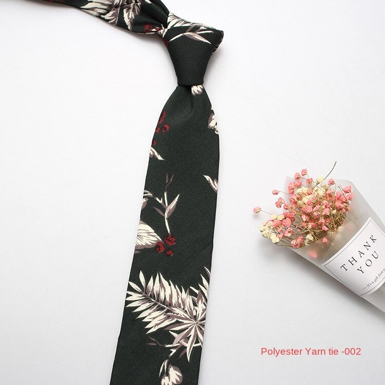 Polyester printed tie Men's and Women's Casual Tie