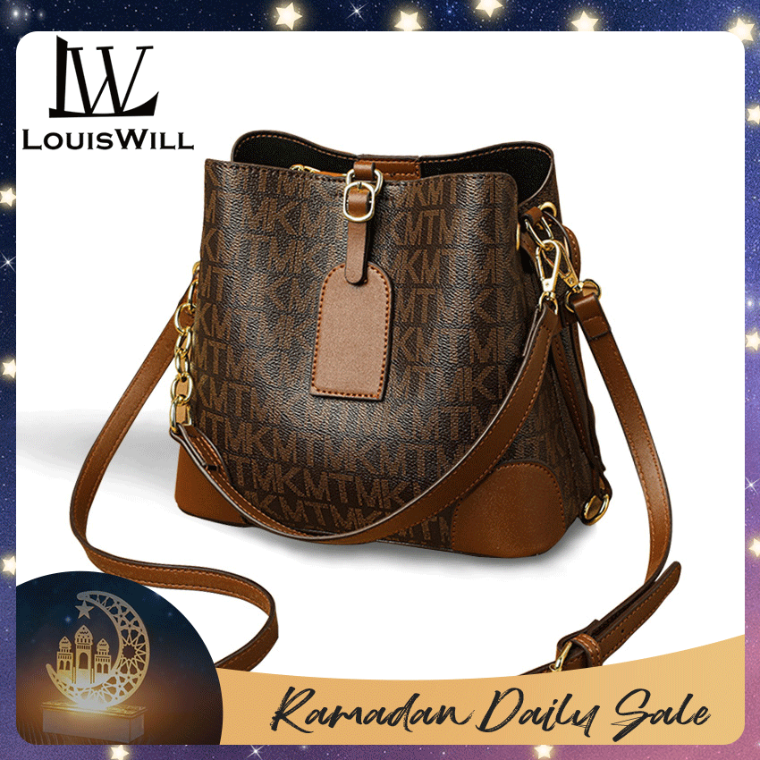 LouisWill กระเป๋าสะพายผญ กระเป๋าถือสะพายไหล่สำหรับผู้หญิงสำหรับผู้หญิงกระเป๋าหนัง PU นุ่มกระเป๋า