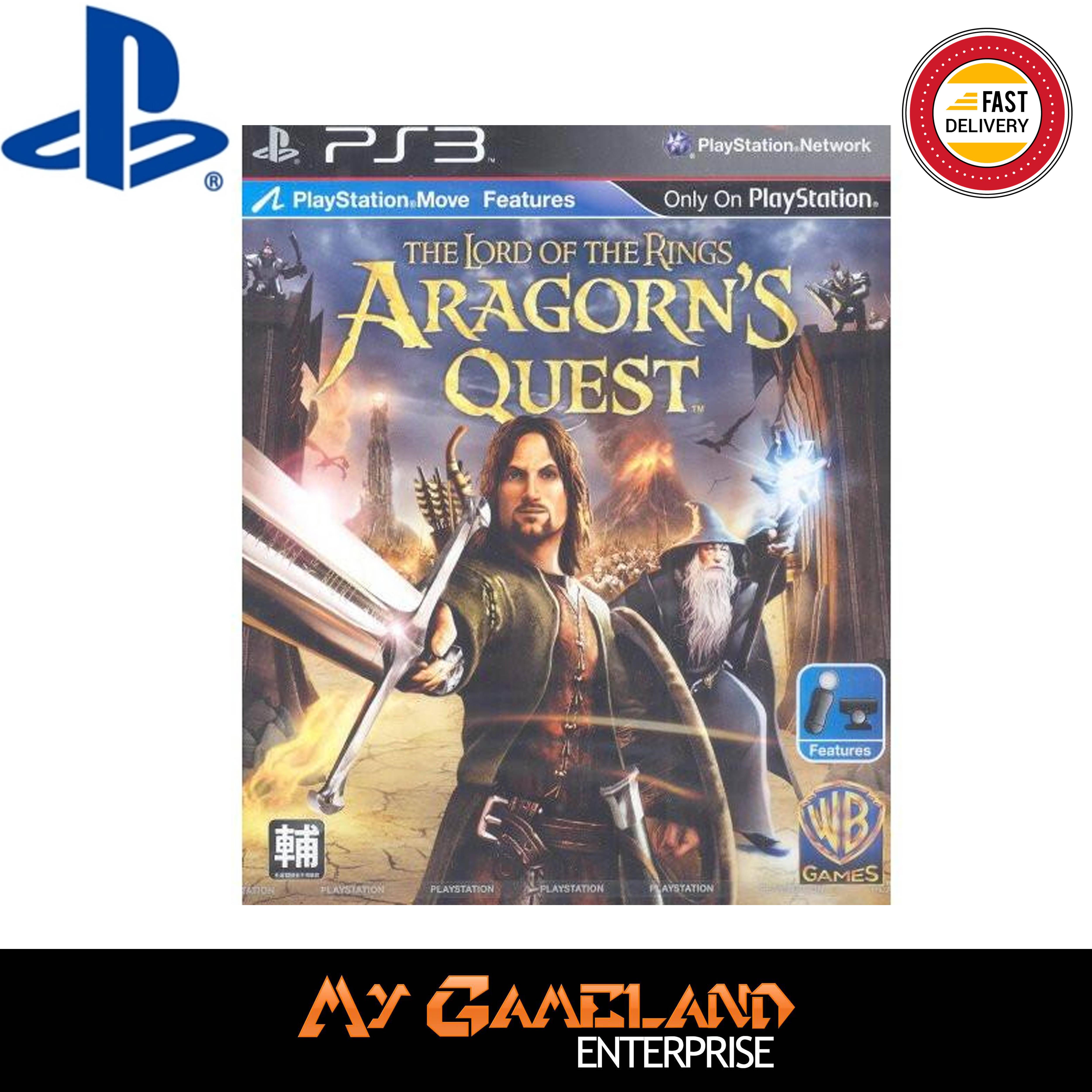 PS3 Lord Of The Rings Aragon's Quest (R3)(English) | Lazada