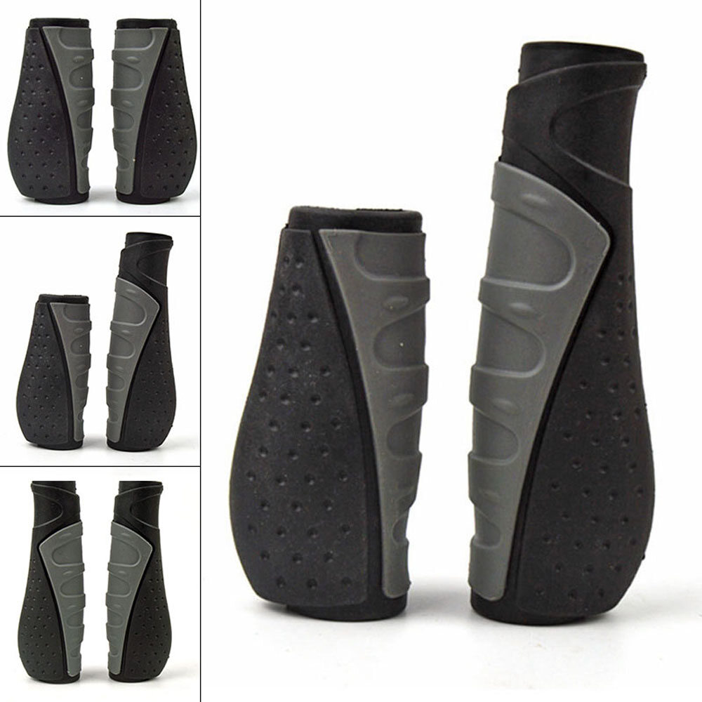 Folding Cycling Mountain Bike Ergonomic Rubber Bicycle Handlebar Grips Bicycle Parts Bike Accessories Bicycle Grips