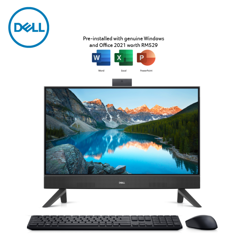 Dell Inspiron 24 5415 R585SG-W11 23.8'' FHD All-In-One Desktop PC Black ...