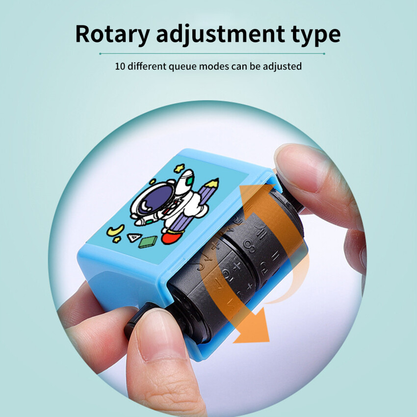 【Hot Sale+In Stock】Math Practice Number Rolling Stamp Addition And Subtraction Question Stamp Within 100 Pupils Maths Questions Digital Roller Type