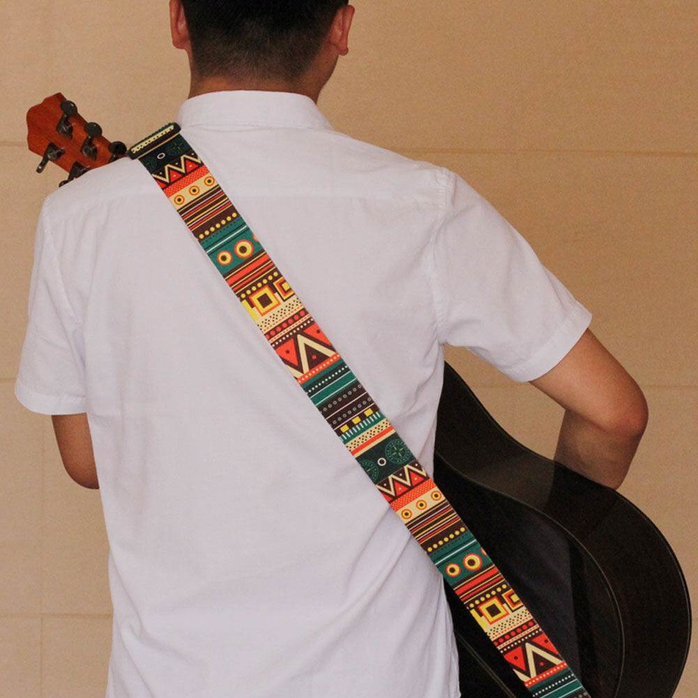 Creative Adjustable Guitar Strap for Electric Bass Guitar 5 Colors Optional