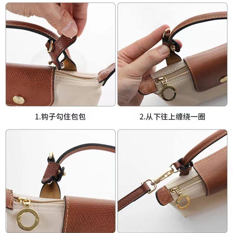 LongChamp 34175 089 919 No punching mini dumpling bag shoulder strap does not include bag