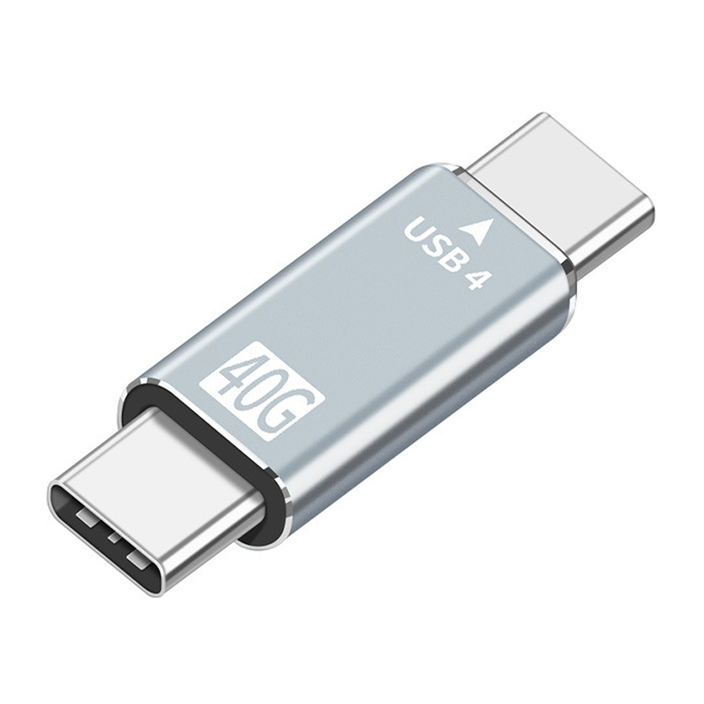 Type-c USB4.0 40Gbps Adapter Usb-c Male To Male High-speed Transmission Sync Transfer Data Charging Extension Cable Converter