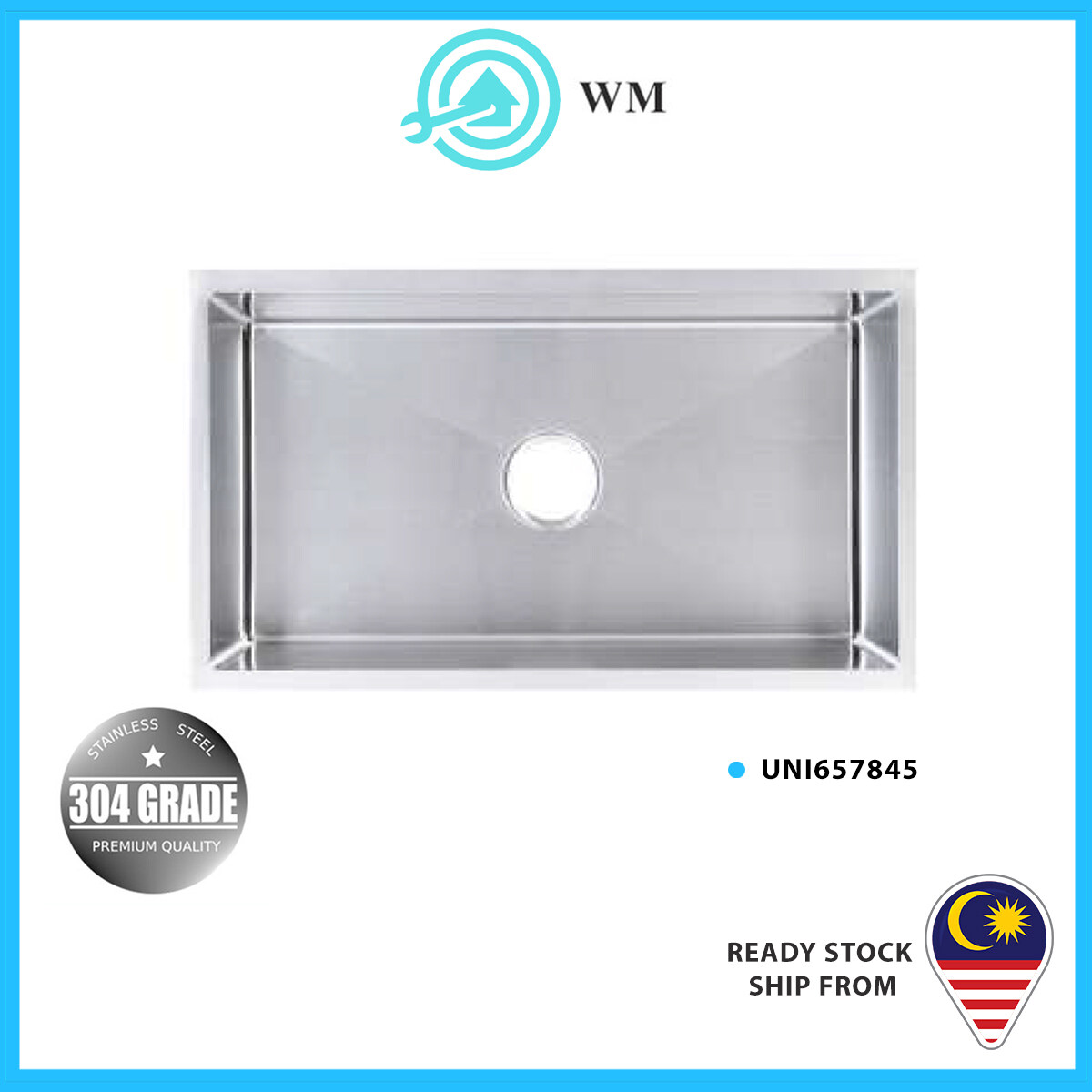 JAYCO SUS 304 Stainless Steel Kitchen Sink Single Double Bowl / Sinki