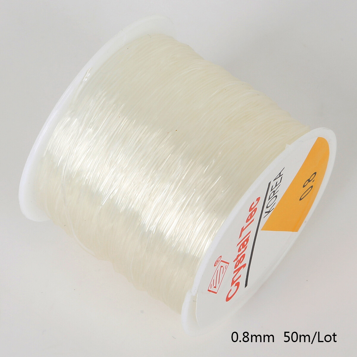 45-100 Meters Plastic Crystal DIY Beading Stretch Cord Transparent Elastic Line Jewelry Making Bracelet Supply Wire String Thread Rope