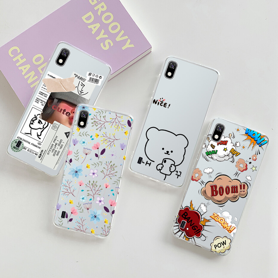 For Samsung Galaxy A10 Case Clear Soft TPU Silicone Back Protective Cover Phone Case For Samsung Galaxy A10 SM-A105F Bumper