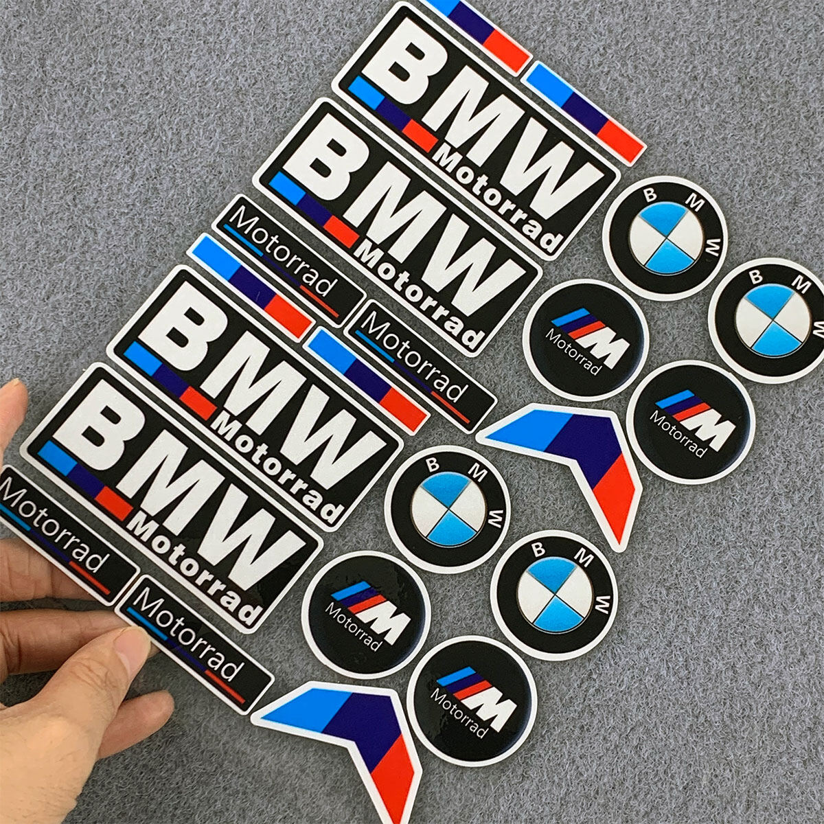 Reflective Car Emblem Badge Sticker Decals for BMW GS R1200 Motorsport Motorrad