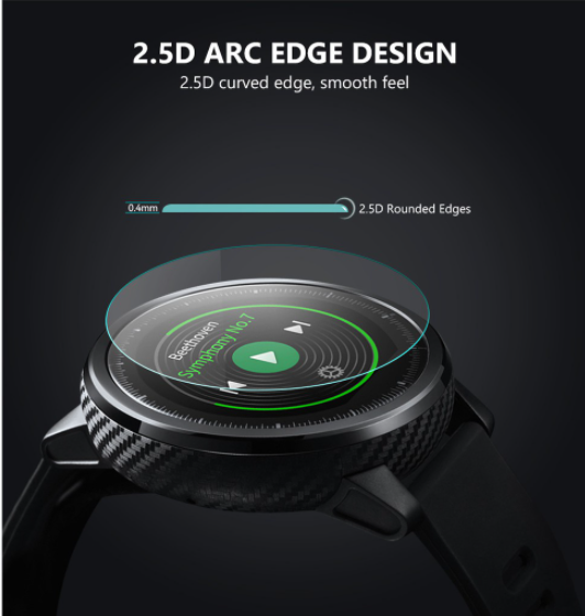 Tempered Glass Screen Protector For Garmin Forerunner 55 Watch