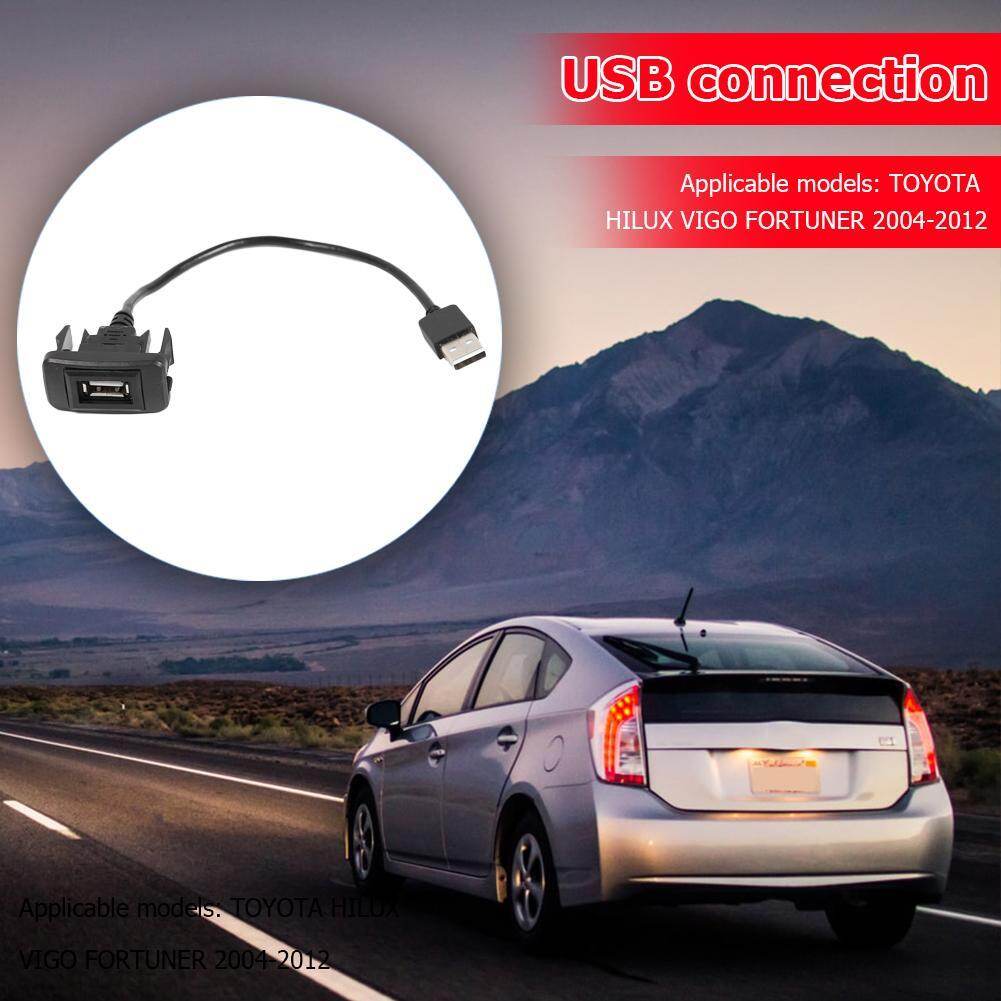 Cổng USB Nối Dài Gắn Bảng Điều Khiển Xe Hơi Bộ Chuyển Đổi Cáp Cho Toyota