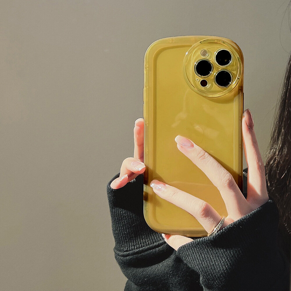 Simple Solid Color Transparent Soft Silicone Cute Casing IPhone 15 15plus 15pro 15promax 14 14plus 14pro 14promax  13 13Pro 13pro Max  12 12Pro 12Pro Max 11 11Pro 11ProMax XS Max XR XS Case for I Fashion Phone Cover