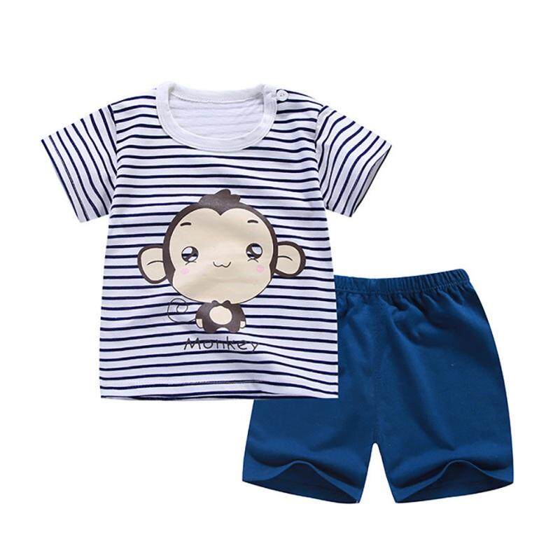 Cartoon Kids Boy Clothing Set Boys Clothing Set Children Summer T-shirt+Pants Cotton Girls Clothes
