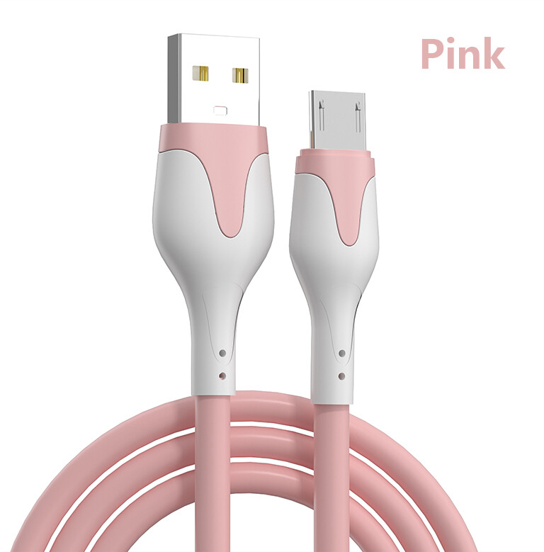 3a fast charge usb cable soft silicone type c cable cable data cord charger usb cable phone