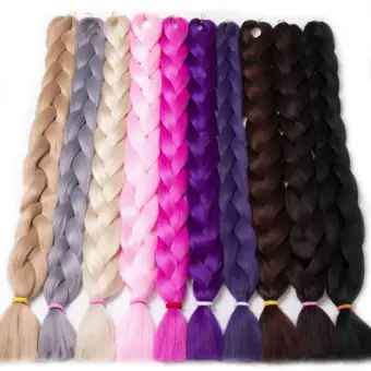 1 Kanekalon Hairstyles Synthetic Afro Twist Braids Crochet Braids