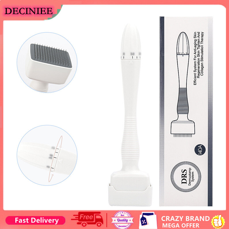 Adjustable Needl-es Derma Roller DRS 140 Need-les Cosmetic Needling Instrument for Face Derma Stamp Microneed-le Skin Care Tool