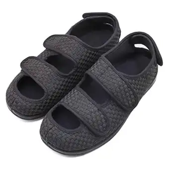 adjustable sandals for wide feet