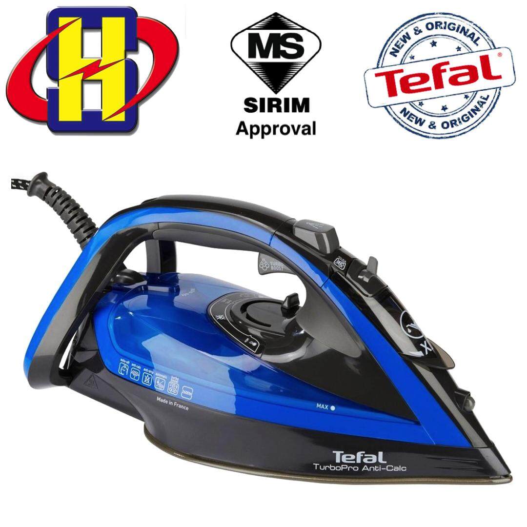 Tefal Steam Iron Turbo Pro AntiCalc FV5648 Lazada