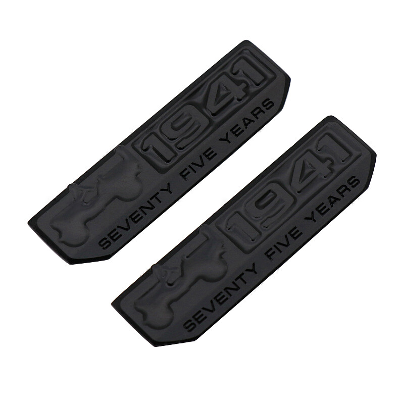 1 Pair 3D Metal Car Stickers Vintage 1941 logo Emblem Badge for Jeep Wrangler Cherokee Renegade Grand Styling Sticker