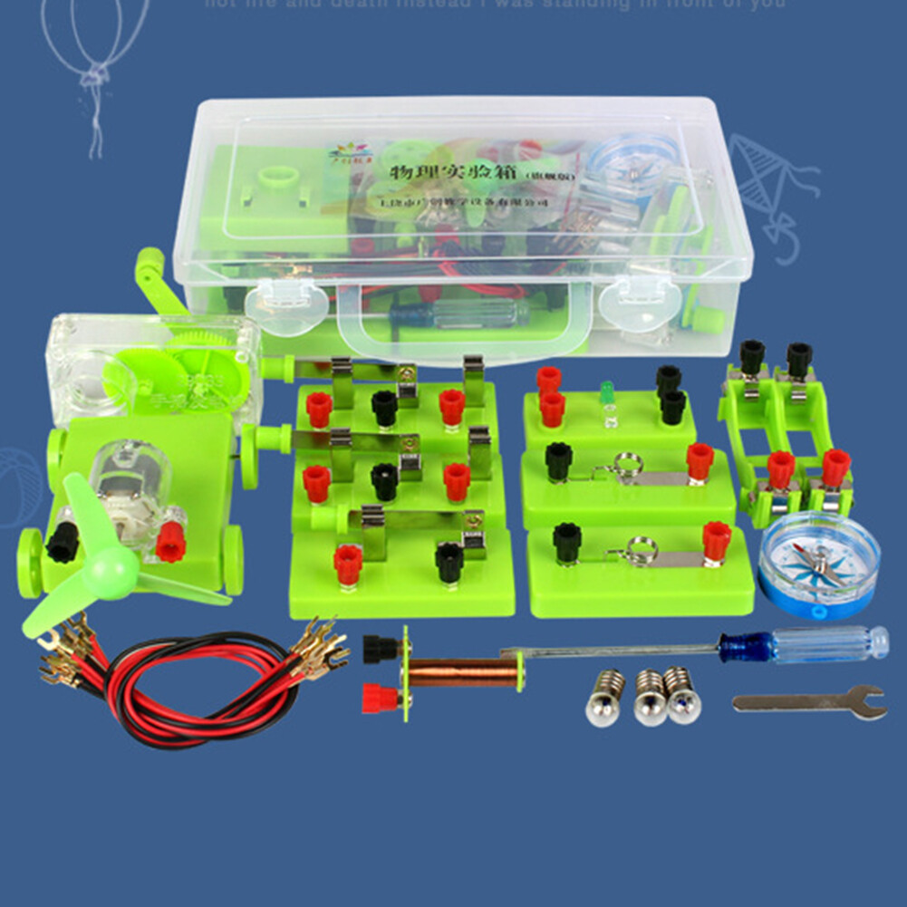 Basic Circuit Electricity Magnetism Learning Kit Physics Aids Kids Education Toy