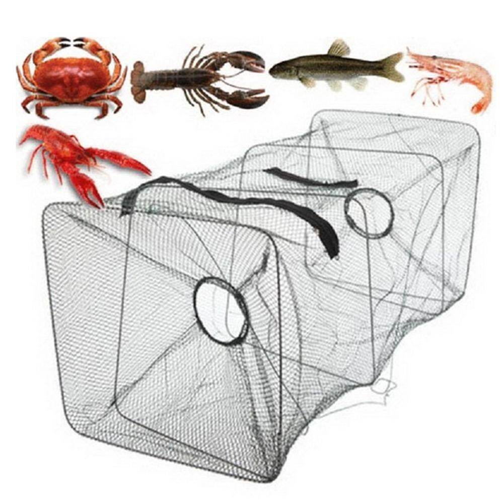 Honrane Folding Portable Crab Fishing Dip Cast Net Cage Shrimp Catcher Pot Bait Trap