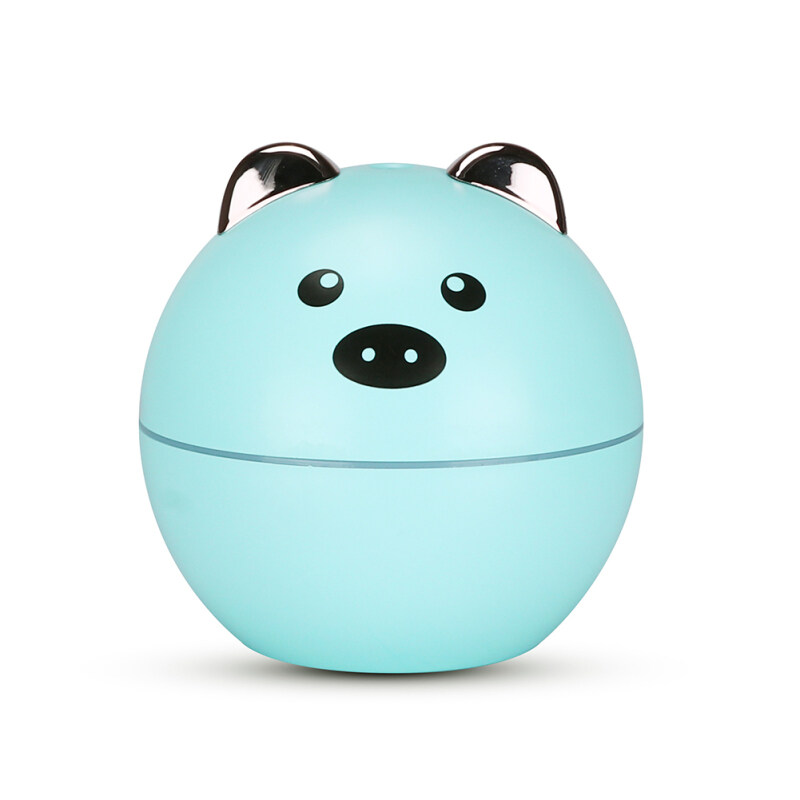 130ml Cartoon Pig Shape Ultrasonic Air Humidifier Aromatherapy Mist Maker Singapore
