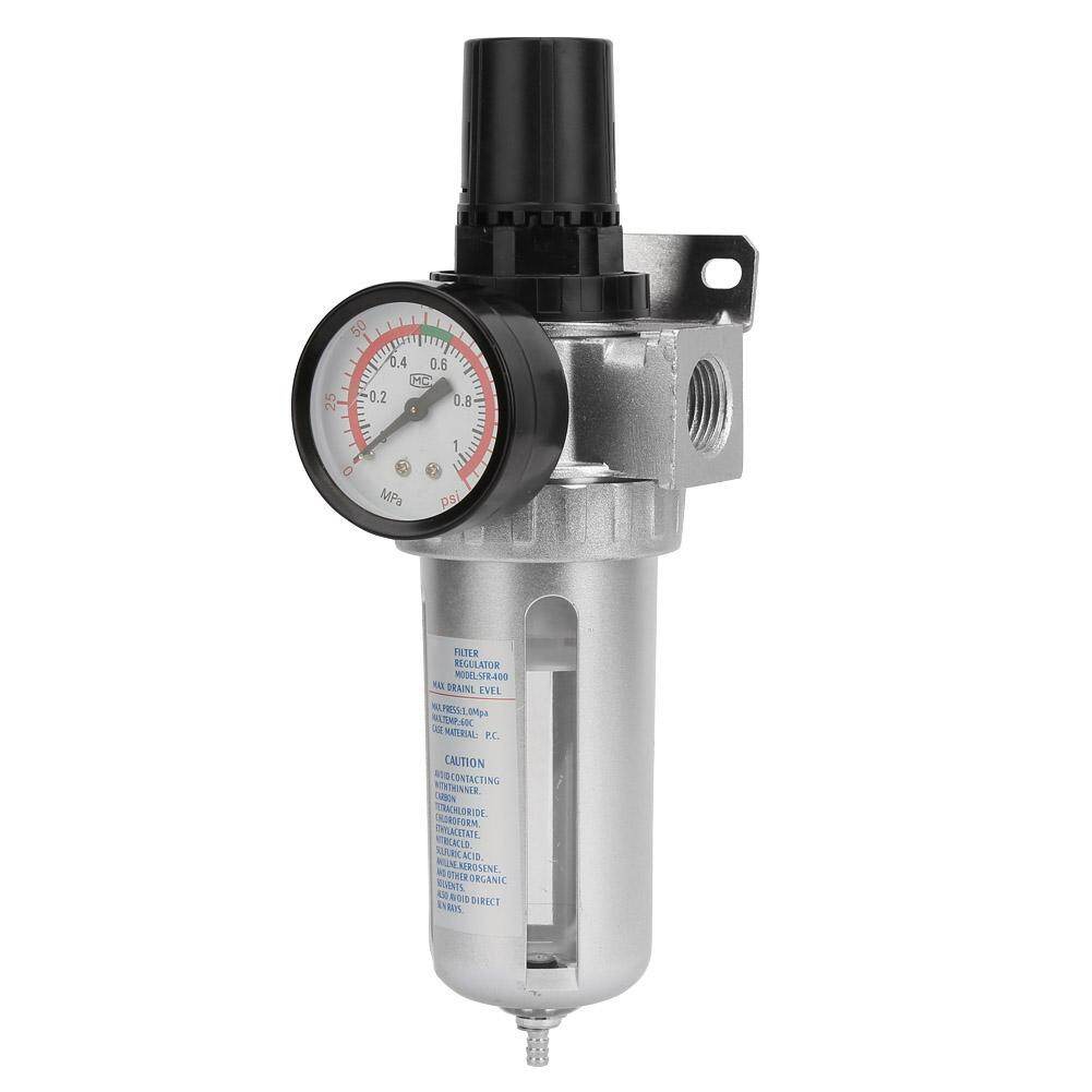 BSP 1/2  Air Compressor Moisture Water Trap Filter Regulator with Mount Connection