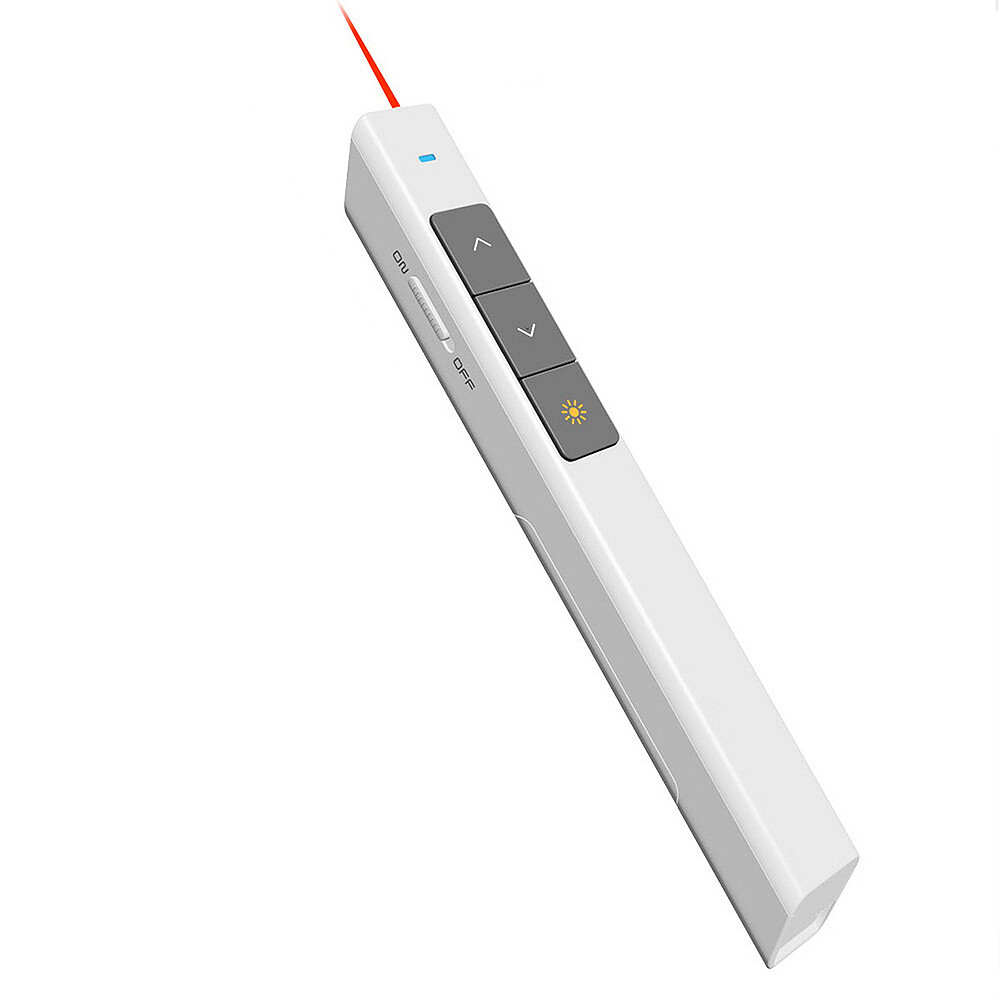 Kebidumei 2.4GHz Wireless USB Laser Pointer Powerpoint Presentation PPT Flip Pen Clicker Presenter Remote Control For Teacher Lecturer Professor