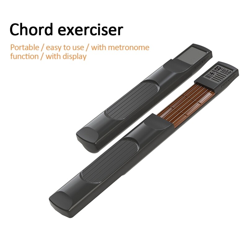 Ready Pocket guitar chord exerciser six products portable with screen display lazy metronome crawling lattice artifact Ⓦ Malaysia