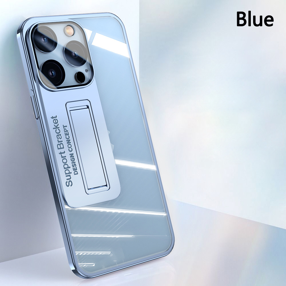 Clear Phone Case for with Kickstand for iPhone 15 Pro Max 14 Pro Max  Protective Shockproof Mobile Back Cover