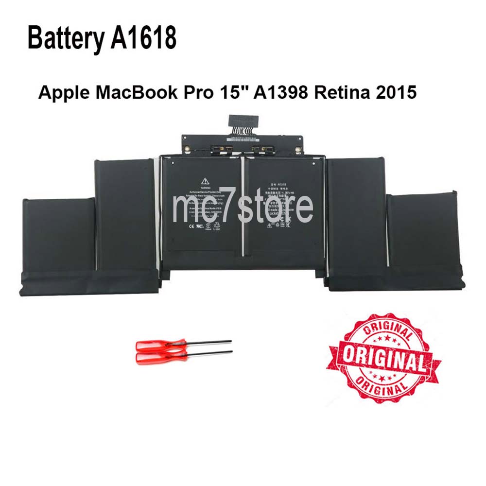 6 Cell Laptop Battery Apple MacBook Pro 15 Retina A1398 Battery – Model A1494, 95Wh, For Late 2013-Mid 2014 Late 2013 Mid 2014 MacBook Pro Battery