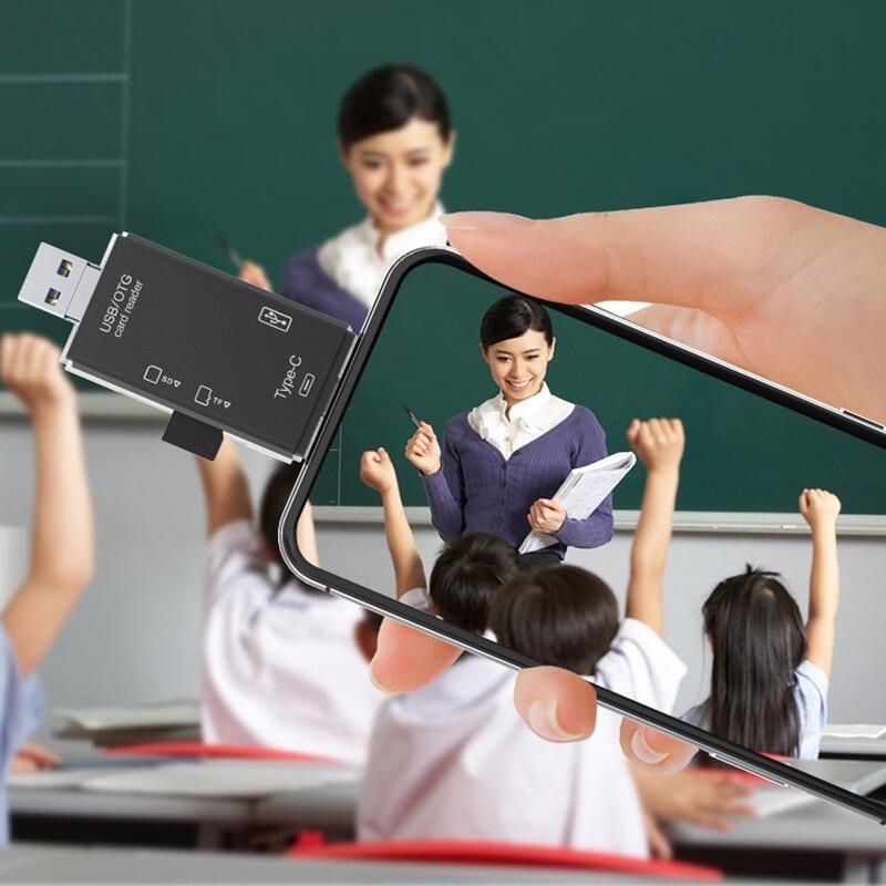 USB Micro SD/Đầu Đọc Thẻ TF USB 2.0 Mini Điện Thoại Di Động Đầu Đọc Thẻ Nhớ USB Tốc Độ Cao Bộ Chuyển Đổi Cho Laptop Phụ Kiện