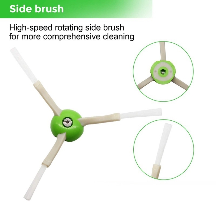 DIYLooks 5 PCS Sweeping Robot Side Brush For Irobot Roomba I7+/E5/E6