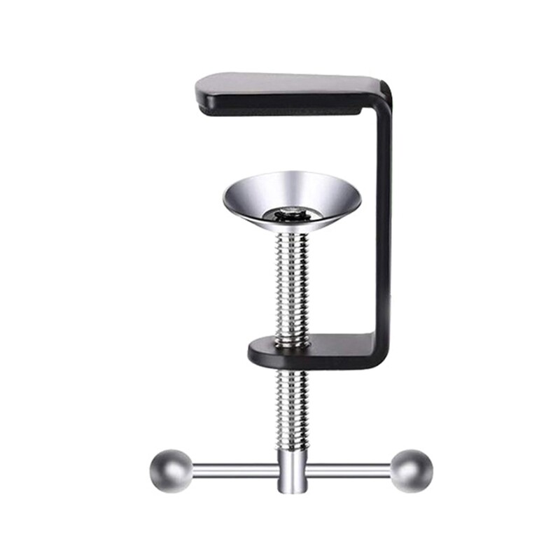 Aluminum Alloy lacement C-Clamp Desk Light Clamp Mount Holder Cantilever Bracket for Desktop Table Lamp
