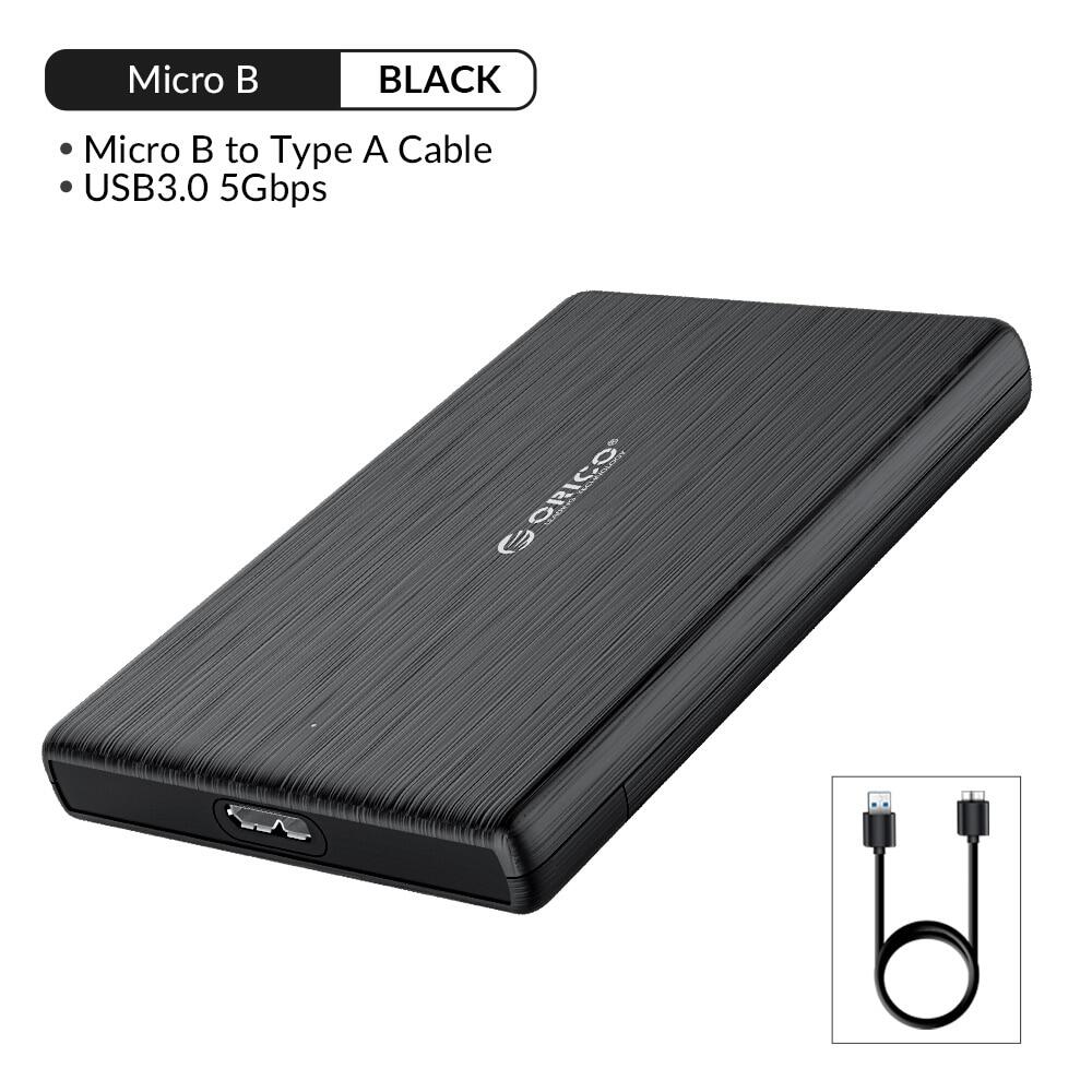Orico sata to usb 3.0 adapter external hard disk case ssd hdd enclosure 5gbps tool-free for 9.5mm 7mm 2.5" sata hdd ssd