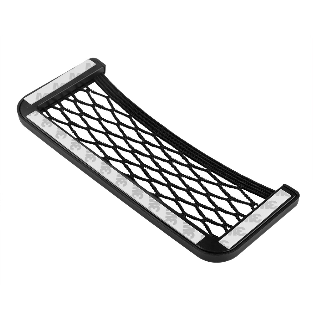 Phổ xe nhỏ mép ghế trở lại lưu trữ túi lưới túi dây rút túi lưới tổ chức Stick-On cho túi xách xe lưu trữ túi lưới sắp xếp cho xe hơi phụ kiện nội thất xe ô tô
