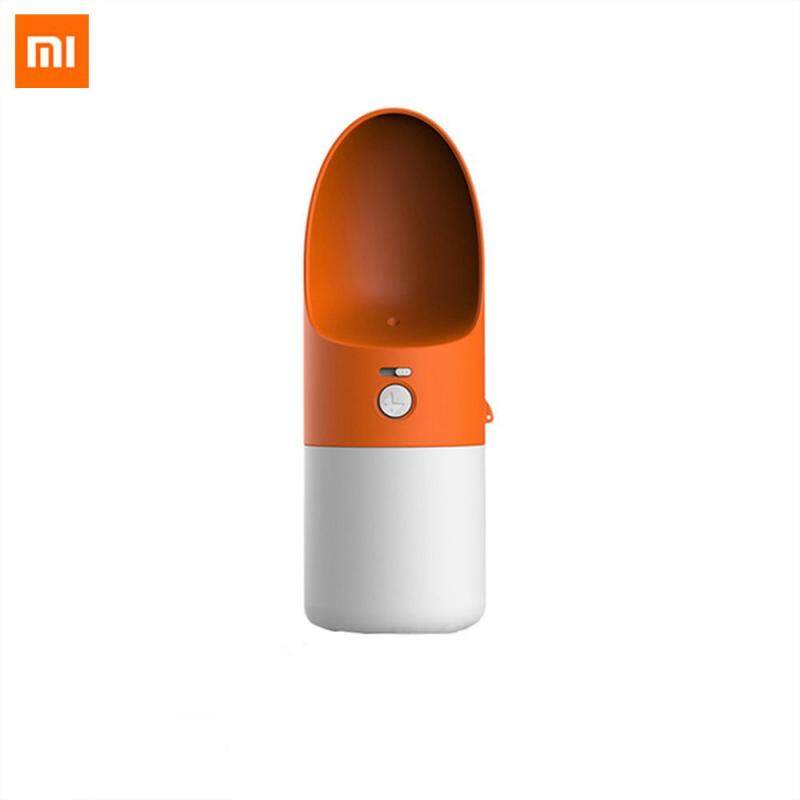 Xiaomi Mijia Moestar Rocket Pet Water Cup 230ml Portable One-button Lock Dog Cat Outdoor Travel Drinking Water Bowl Dispenser Feeder Pet Accompanying Water Dispenser Cup----Orange