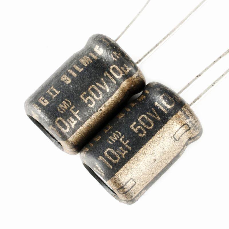 5pcs,elna silmic ii 50v 10uf electrolytic capacitors 85°c 8x12mm