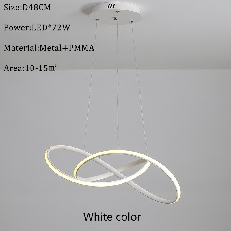 Modern LED Ceiling Lights living dining Bed room kitchen luminaire suspendu Black/White nordic ceiling lamp led light fixtures