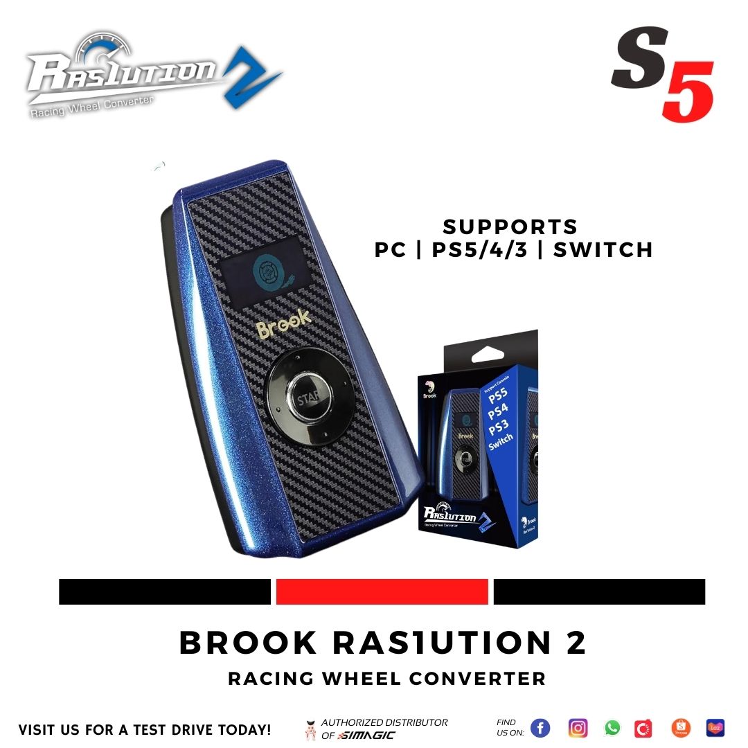 BROOK RAS1UTION 2 CONVERTER FOR RACING WHEEL / Sim racing