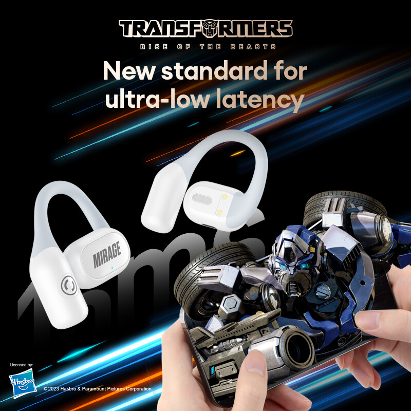 Transformers TF-T13 Hanging Ear Wireless Bluetooth Non-in-ear Bone Conduction Concept Bluetooth 5.3 Headset Noise Reduction Super Long Battery Life Sports Running Fitness Apple Huawei Universal