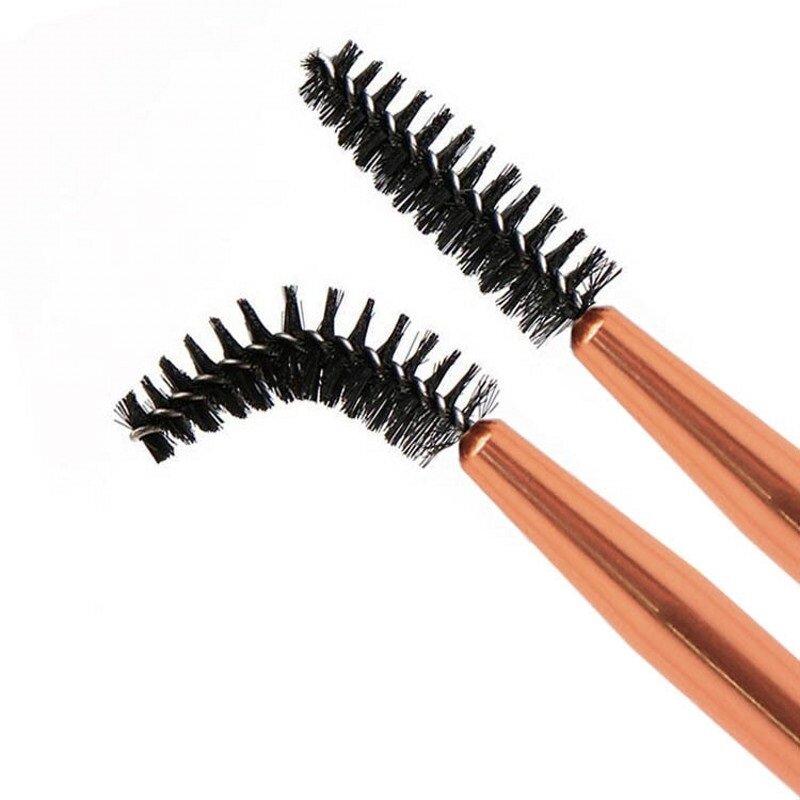 7cm/10.5cm đôi cọ trang điểm Cọ chải mi trang điểm mắt cọ trang điểm mắt Reel cọ có góc lông mi bàn chải dụng cụ mỹ phẩm mắt