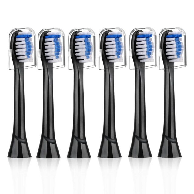 philips black toothbrush heads