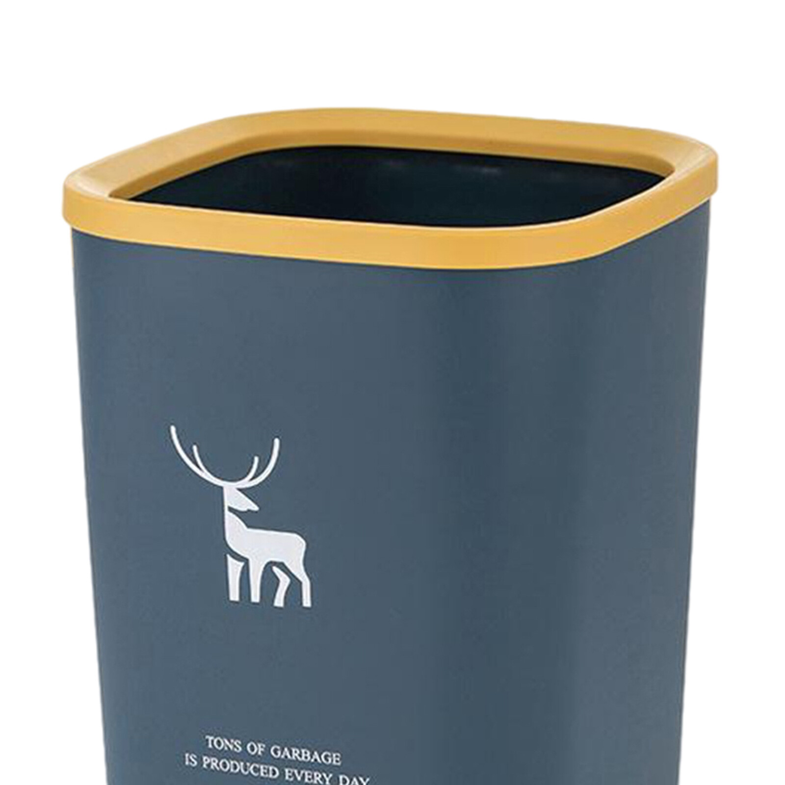 Baoblaze Plastic Rubbish Paper Waste Bin Home Office Bedroom Trash Can