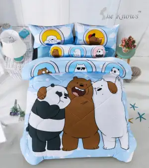 High Quality Sk 1 We Bare Bears Blue Cotton Candy 1000tc Super
