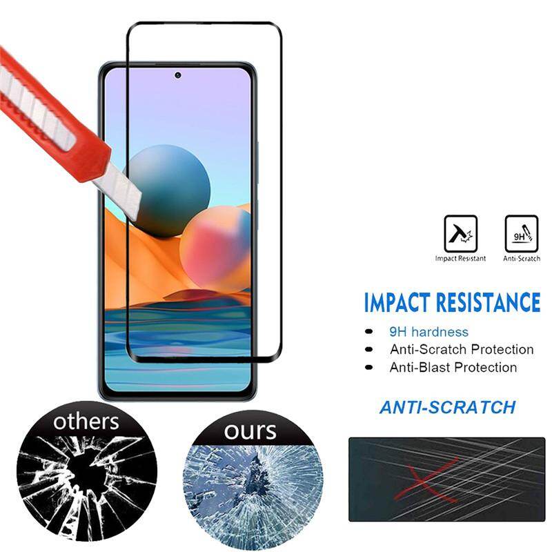 Lenuo Kính Cường Lực Cho Xiaomi Redmi Note 10 Pro Max Miếng Dán Bảo Vệ Toàn Màn Hình Miếng Dán Bảo Vệ Toàn Bộ Keo 9H Che Phủ Toàn Bộ Chống Nổ